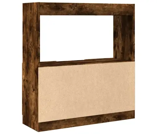 Augstais Skapis, Ozola Krāsa, 92X33X100 Cm, Inženierijas Koks Vidaxl