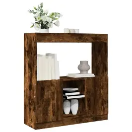 Kõrge Kapp, Suitsutatud Tamm, 92X33X100 cm Tehispuit