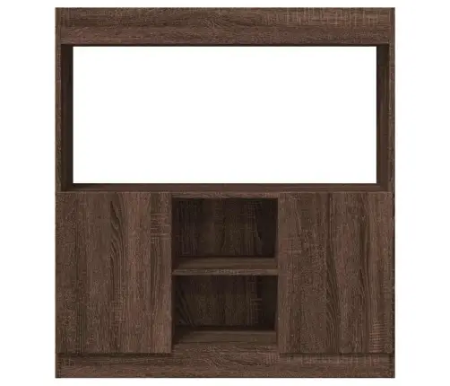 Kõrge Kapp, Pruun Tamm, 92X33X100 cm Tehispuit