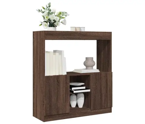 Kõrge Kapp, Pruun Tamm, 92X33X100 cm Tehispuit