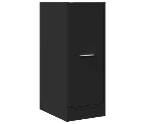 Vaistų Spintelė,  Juodos Spalvos, 30X41X77,5cm Mediena