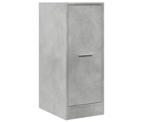 Atvilktņu Skapītis, Pelēks, 30X41X77,5 Cm, Inženierijas Koks Vidaxl