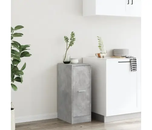 Atvilktņu Skapītis, Pelēks, 30X41X77,5 Cm, Inženierijas Koks Vidaxl