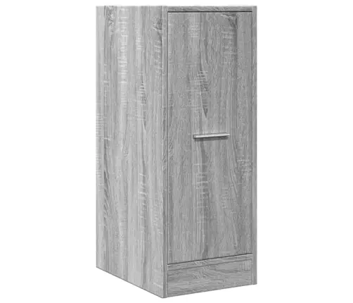 Atvilktņu Skapītis, Pelēks, 30X41X77,5 Cm, Inženierijas Koks Vidaxl