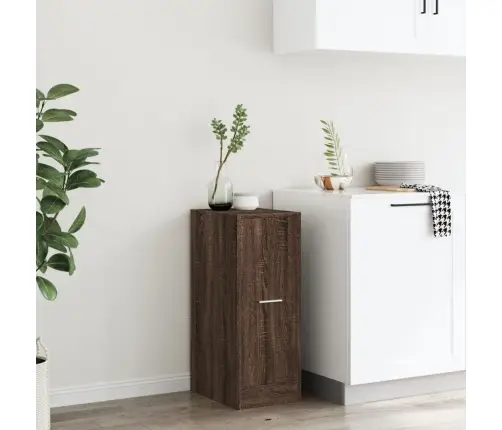 Vaistų Spintelė,  Rudos Ąžuolo Spalvos, 30X41X77,5cm Mediena