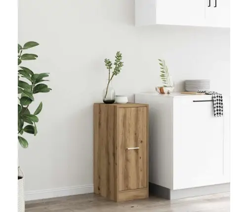 Atvilktņu Skapītis, Koka Krāsa, 30X41X77,5Cm, Inženierijas Koks Vidaxl