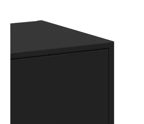 Atvilktņu Skapis, Melns, 30X41X118 Cm, Inženierijas Koks Vidaxl