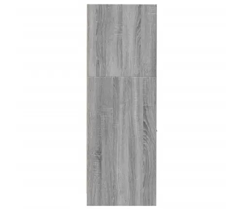 Atvilktņu Skapis, Pelēka Koka, 30X41X118 Cm, Inženierijas Koks Vidaxl