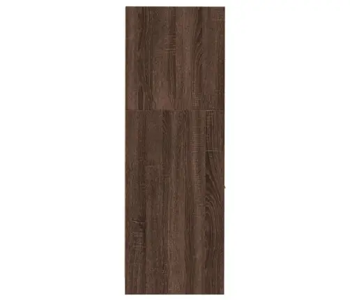 Atvilktņu Skapis, Brūna Ozola, 30X41X118 Cm, Inženierijas Koks Vidaxl