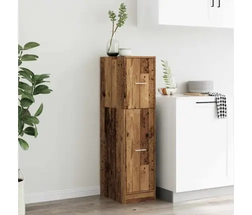 Apteegikapp, Vana Puidu, 30X41X118 cm Tehispuit