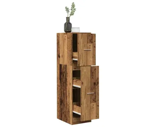 Apteegikapp, Vana Puidu, 30X41X118 cm Tehispuit