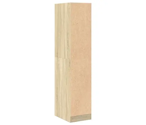 Medikamentu Skapis, Ozolkoka, 30X41X144,5 Cm, Inženierijas Koks Vidaxl