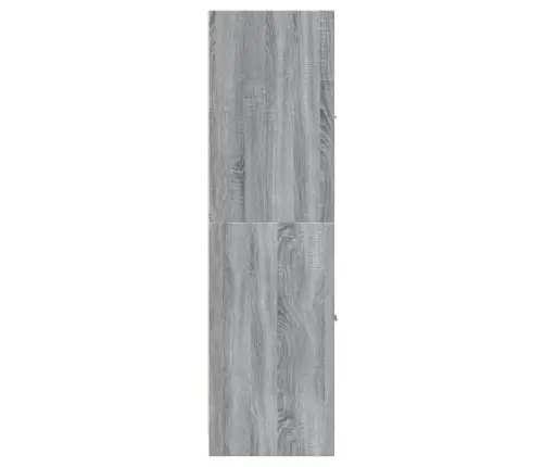 Medikamentu Skapis, Pelēks, 30X41X144,5 Cm, Inženierijas Koks Vidaxl