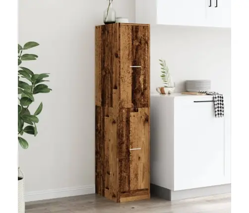 Apteegikapp, Vana Puidu, 30X41X144,5 cm Tehispuit