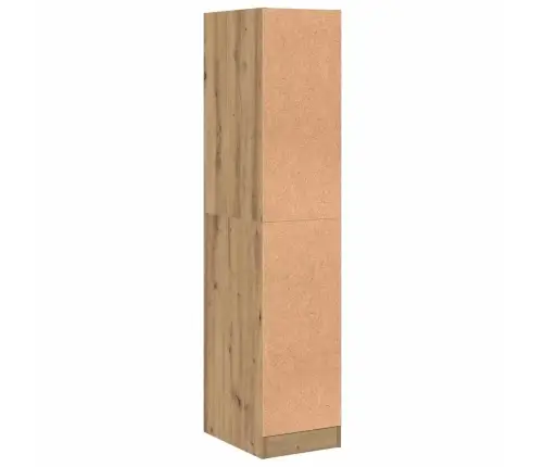 Vaistinės Spintelė, Meniško Ąžuolo Spalvos, 30X41X144,5 cm Inžinerinė Mediena