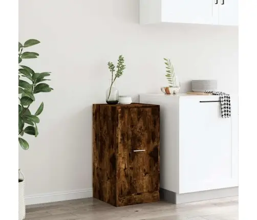 Atvilktņu Skapītis, Ozolkoka, 40X41X77,5 Cm, Inženierijas Koks Vidaxl