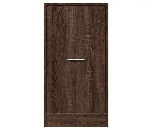 Sahtlitega Kapp, Pruun Tamm, 40X41X77,5 cm Tehispuit