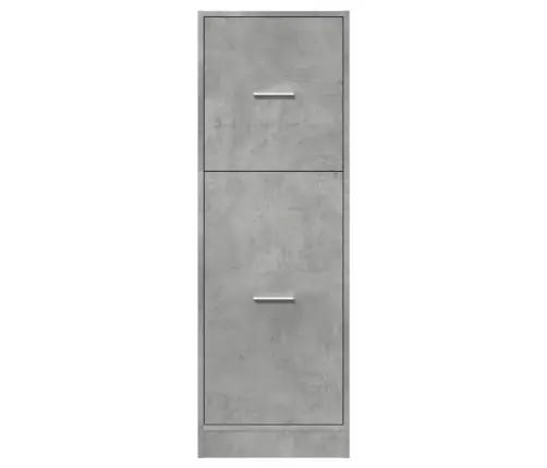 Vaistų Spintelė,  Betono Pilkos Spalvos, 40X41X118cm Mediena