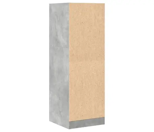Vaistų Spintelė,  Betono Pilkos Spalvos, 40X41X118cm Mediena
