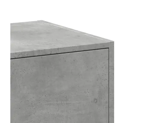 Vaistų Spintelė,  Betono Pilkos Spalvos, 40X41X118cm Mediena