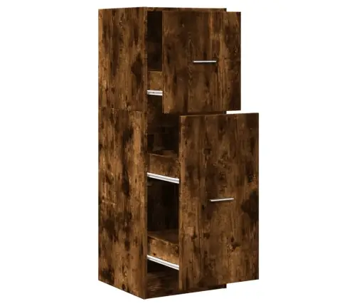 Sahtlitega Kapp, Suitsutatud Tamm, 40X41X118 cm Tehispuit