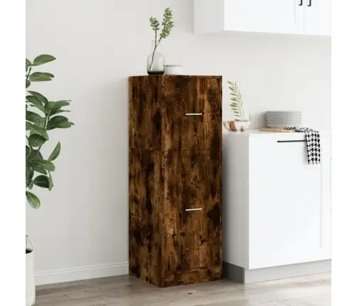 Sahtlitega Kapp, Suitsutatud Tamm, 40X41X118 cm Tehispuit