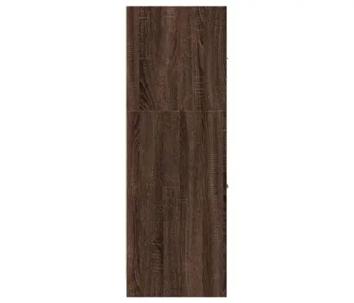 Sahtlitega Kapp, Pruun Tamm, 40X41X118 cm Tehispuit