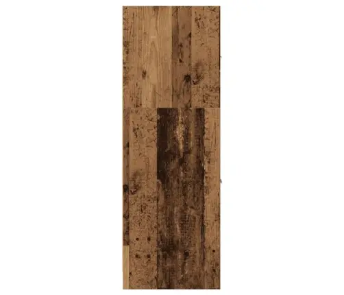 Atvilktņu Skapītis, Veca Koka, 40X41X118 Cm, Inženierijas Koks Vidaxl