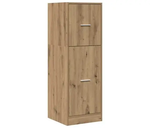 Atvilktņu Skapis, Koka Krāsa, 40X41X118 Cm, Inženierijas Koks Vidaxl