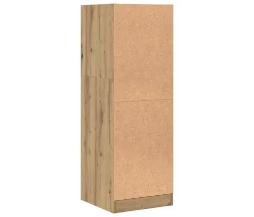Atvilktņu Skapis, Koka Krāsa, 40X41X118 Cm, Inženierijas Koks Vidaxl