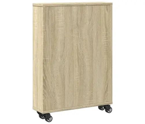 Kitsas Hoiukäru, Sonoma Tamm, 48 X 13 X 68 cm Töödeldud Puit