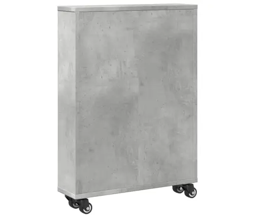 Šauri Glabāšanas Ratiņi, Betona Pelēks, 48X13X68 Cm Vidaxl