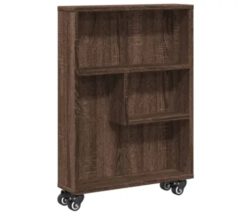 Šauri Glabāšanas Ratiņi, Brūna Ozola, 48X13X68 Cm Vidaxl