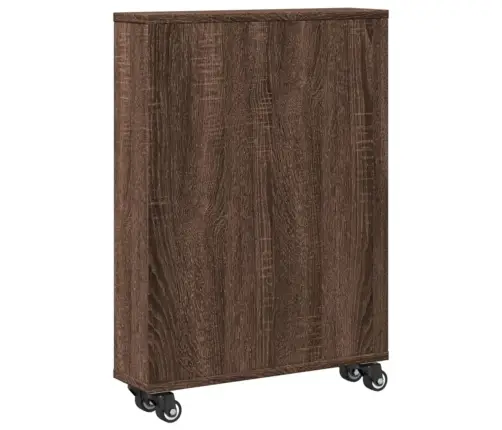 Šauri Glabāšanas Ratiņi, Brūna Ozola, 48X13X68 Cm Vidaxl