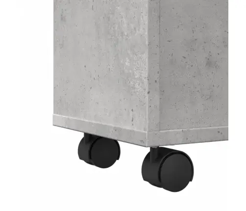 Vonios Kambario Spintelė Su Ratukais, Betono, Apdirbta Mediena
