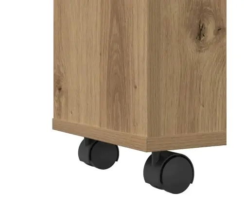 Kitsas Vannitoakapp Ratastega, Käsitöötamm, Tehispuit