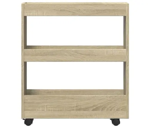 Kitsas Hoiukäru 3-Astmeline Sonoma Tamm Tehispuit