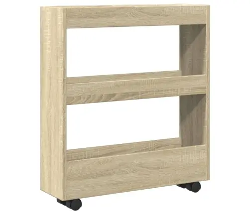 Kitsas Hoiukäru 3-Astmeline Sonoma Tamm Tehispuit