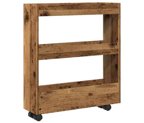 Kitsas Hoiukäru 3-Astmeline Vana Puit Tehispuit