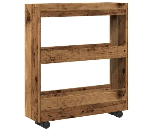 Kitsas Hoiukäru 3-Astmeline Vana Puit Tehispuit