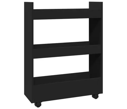 Kitsas Hoiukäru 3-Astmeline Must Tehispuit