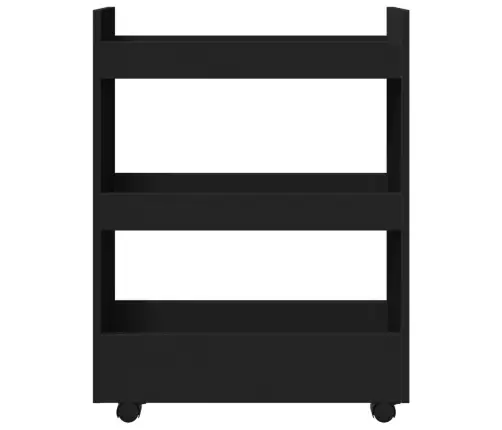 Kitsas Hoiukäru 3-Astmeline Must Tehispuit