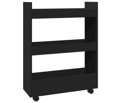 Kitsas Hoiukäru 3-Astmeline Must Tehispuit