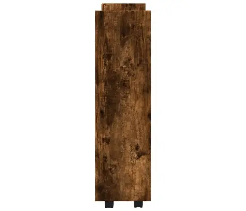 Šauri Glabāšanas Ratiņi, 3 Līmeņi, Ozola, Konstruēts Koks Vidaxl