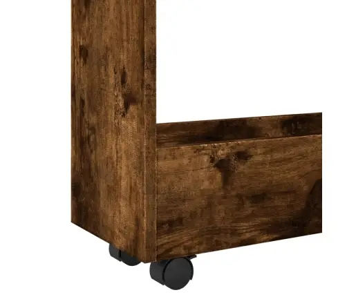 Šauri Glabāšanas Ratiņi, 3 Līmeņi, Ozola, Konstruēts Koks Vidaxl