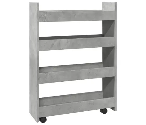 Šauri Glabāšanas Ratiņi, 4 Līmeņi, Konstruēts Koks Vidaxl