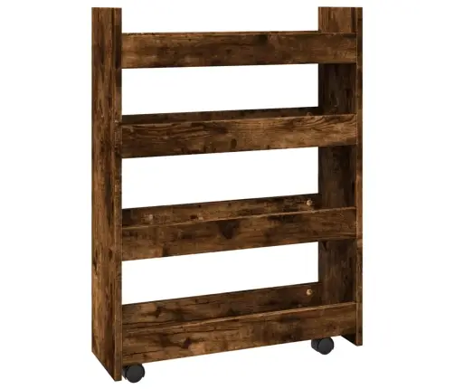 Kitsas Hoiukäru 4-Astmeline Suitsutatud Tamm Tehispuit