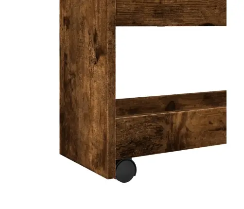 Kitsas Hoiukäru 4-Astmeline Suitsutatud Tamm Tehispuit