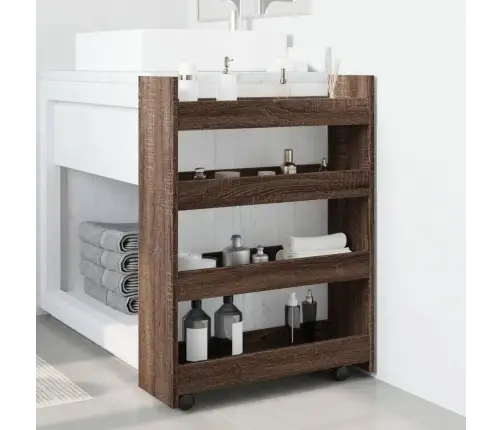 Kitsas Hoiukäru 4-Astmeline Pruun Tamm Tehispuit