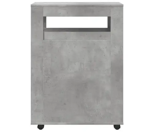 Kitsas Vannitoakapp Ratastega, Betoonhall, Tehispuit